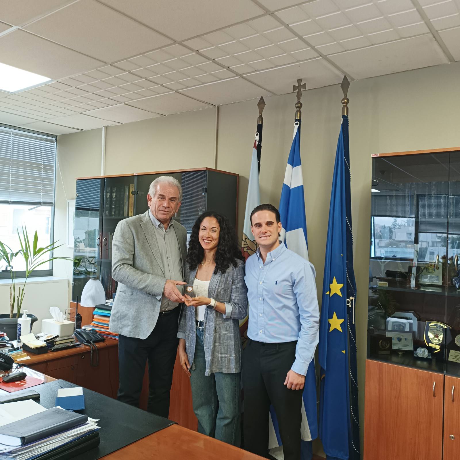 Ο Δήμος Αιγάλεω τίμησε την Κατερίνα Κοντοχριστοπούλου για τη χρυσή διάκριση στους Μεσογειακούς Αγώνες