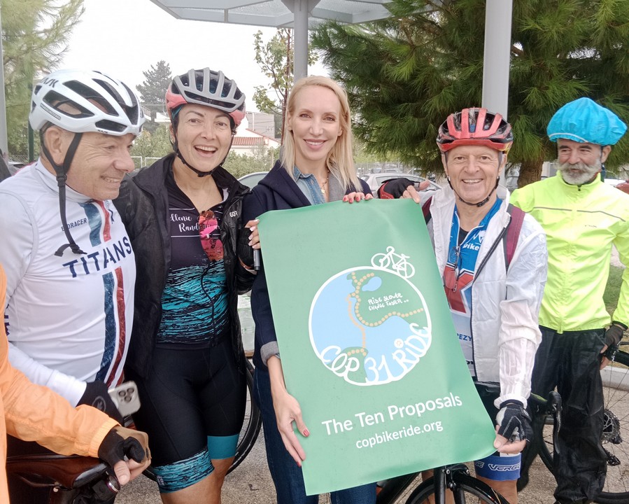 Η Κηφισιά υποδέχθηκε το COP31 Bike Ride με μήνυμα για βιώσιμη κινητικότητα