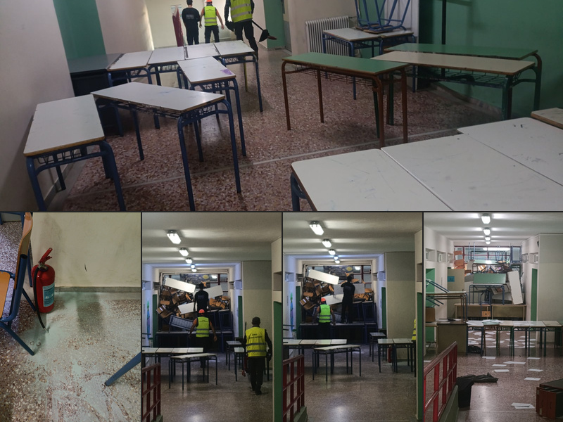 Βανδαλισμός στο Γυμνάσιο Ραφήνας – Άμεση αποκατάσταση των ζημιών από τον Δήμο
